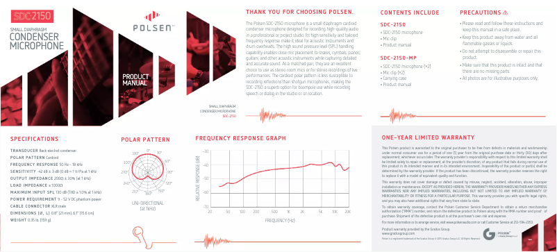 Página 1 del manual Manual de usuario Polsen SDC-2150