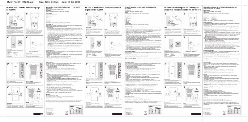 Imagen de la primera página del manual del dispositivo SX11I