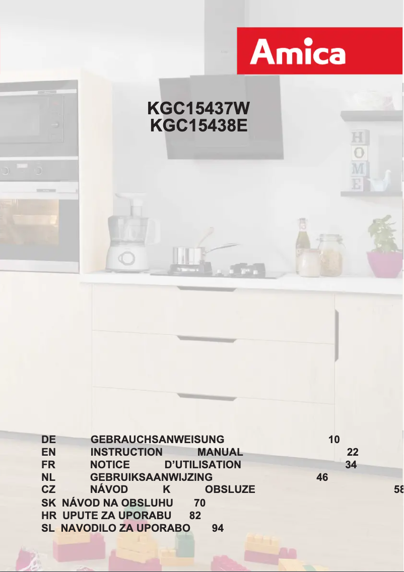 Página nº 1 - Manual de usuario Amica KGC 15437 W