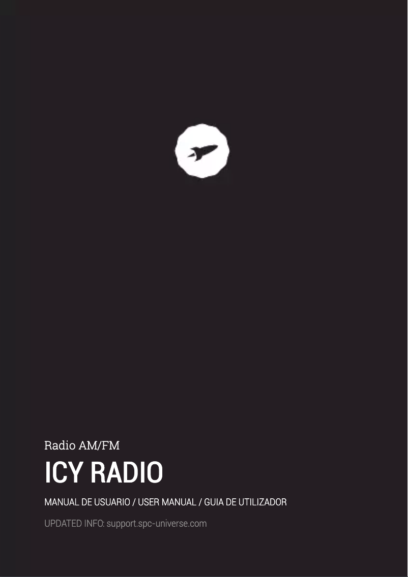 Página 1 del manual Manual de usuario SPC Icy Radio