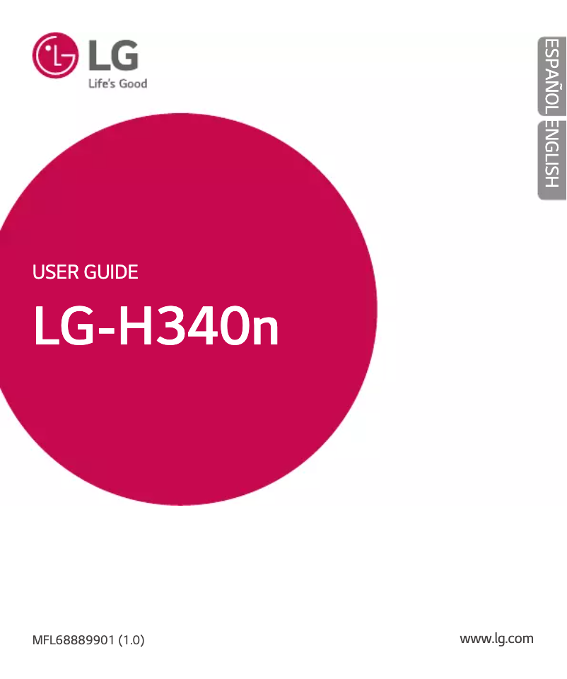 Página 1 del manual Manual de usuario LG Leon LTE