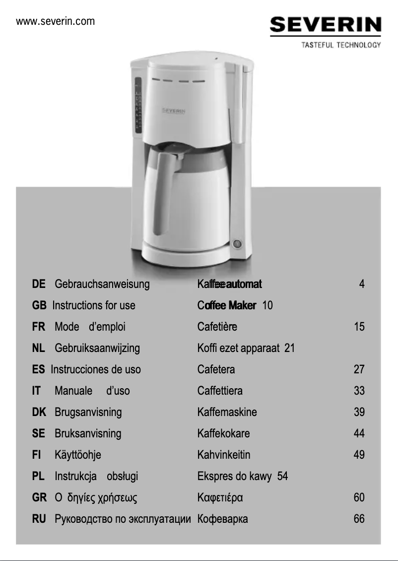 Imagen de la primera página del manual del dispositivo KA 4115