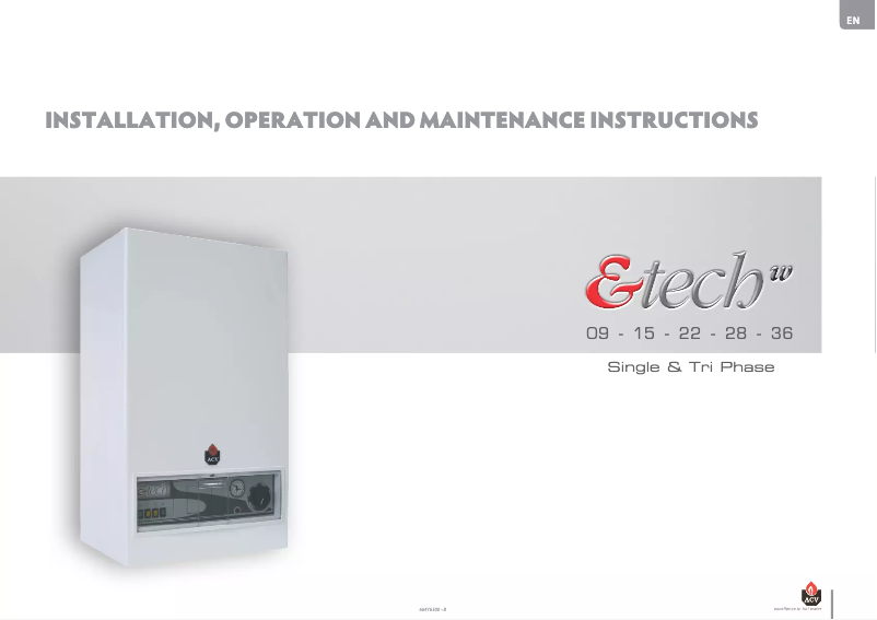 Página 1 del manual Manual de usuario ACV ETech W 22