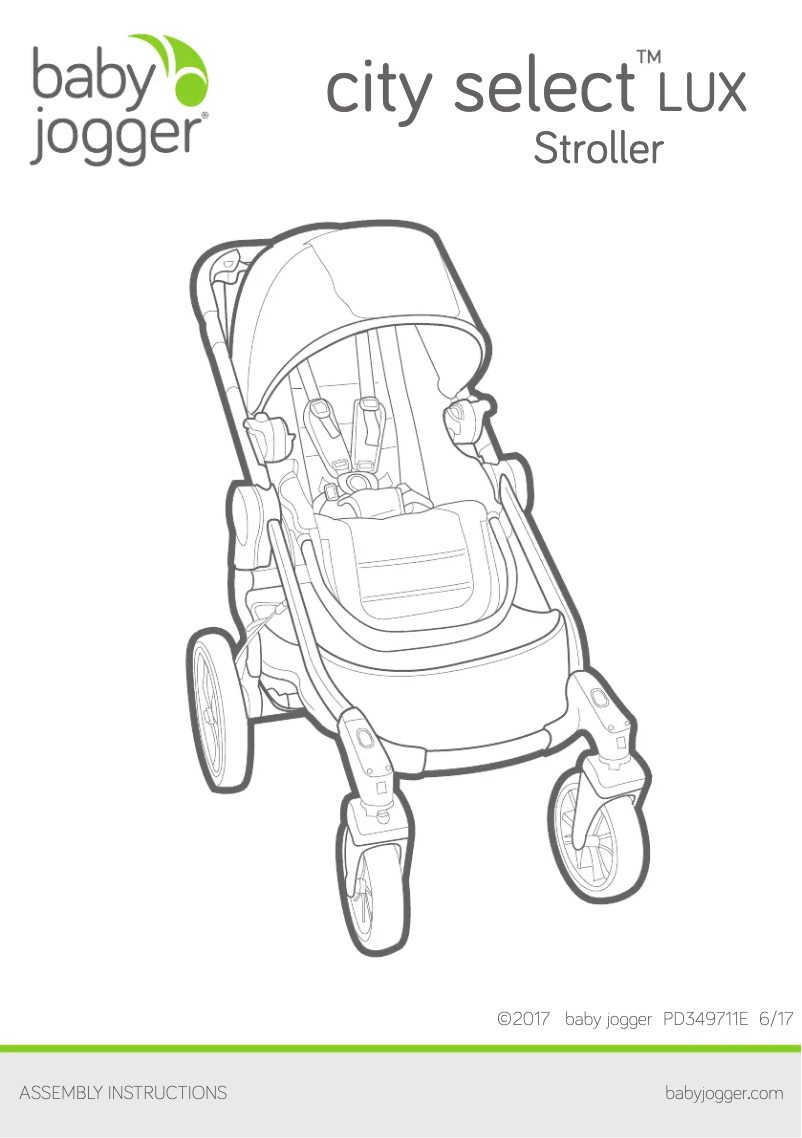 Página 1 del manual Manual de usuario Baby Jogger City Select Lux