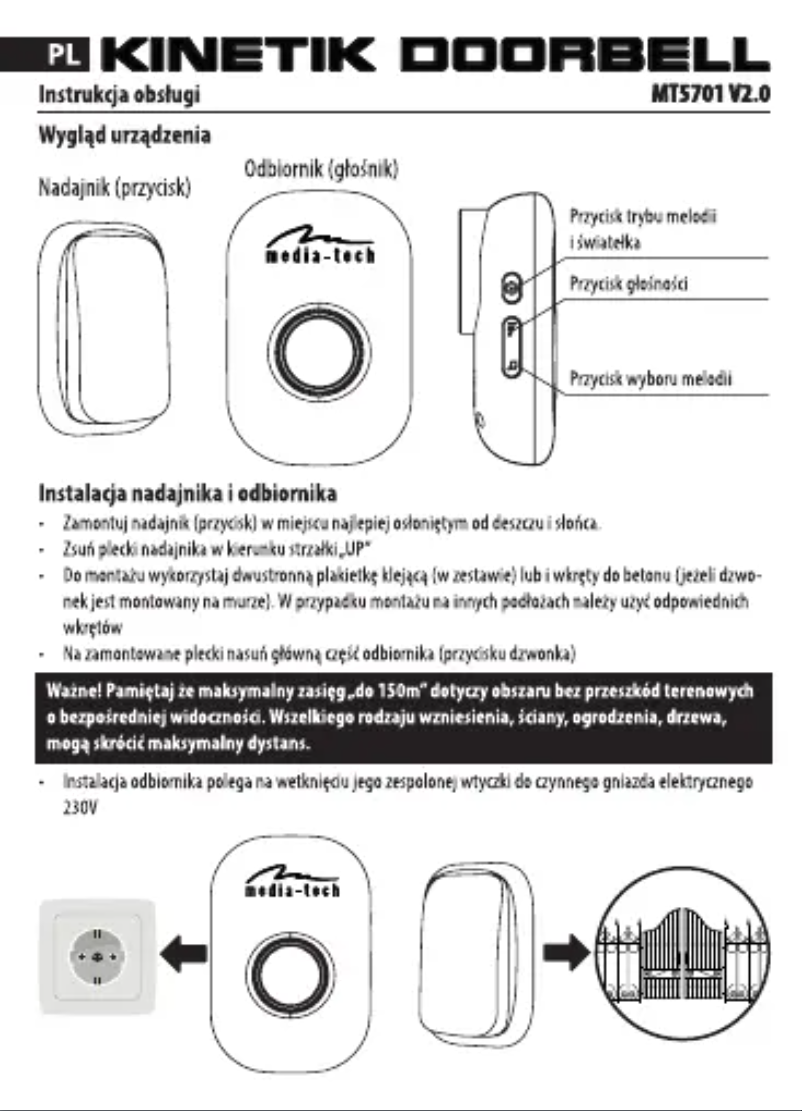 Página 1 del manual Manual de usuario Media-Tech MT5701