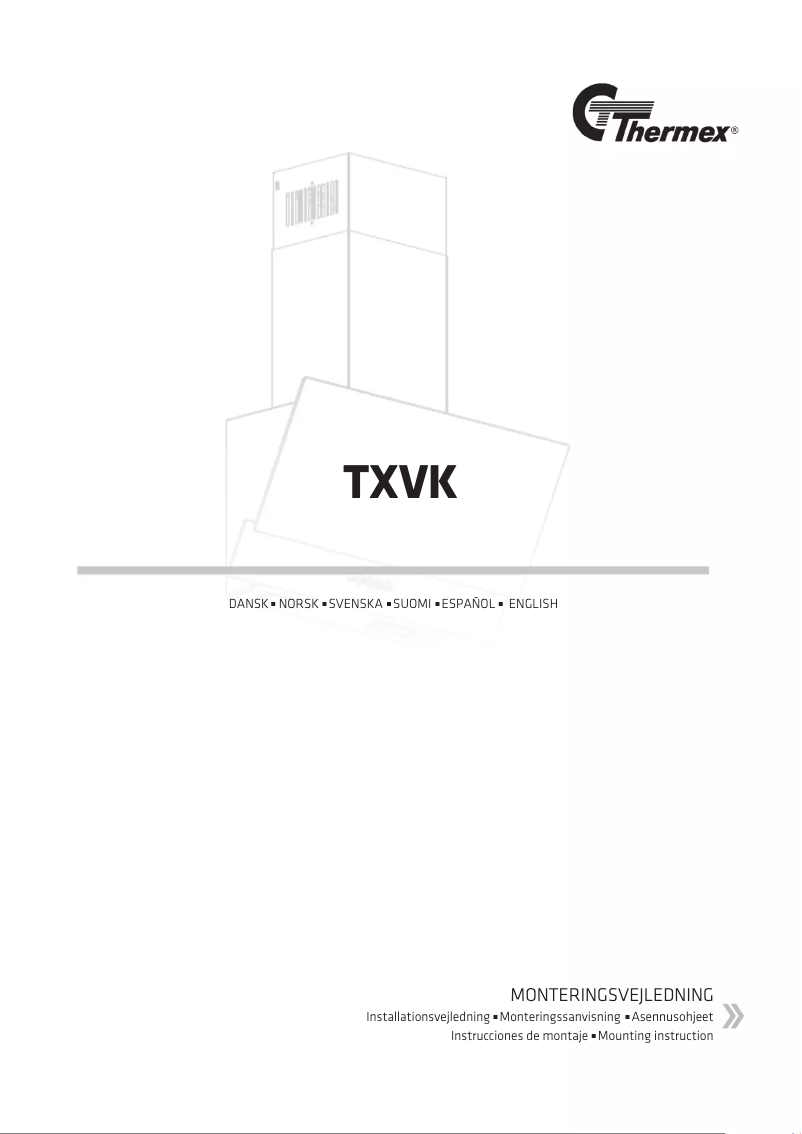Imagen de la primera página del manual del dispositivo TXVK60