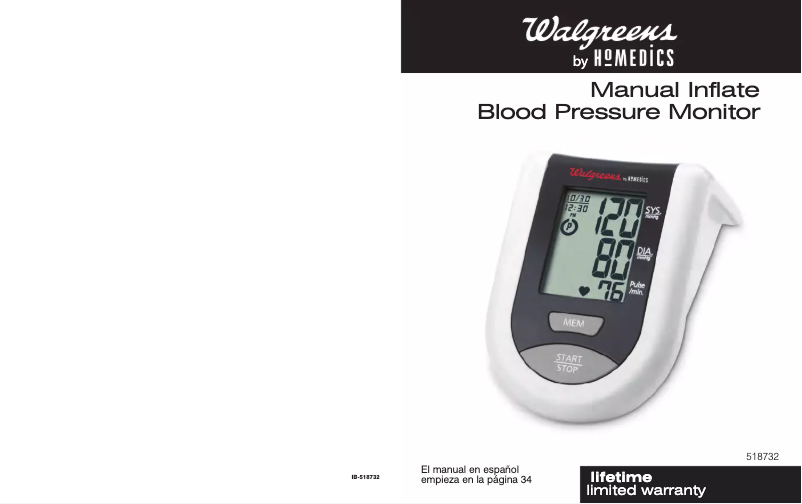 Página nº 1 - Manual de usuario Walgreens 518732