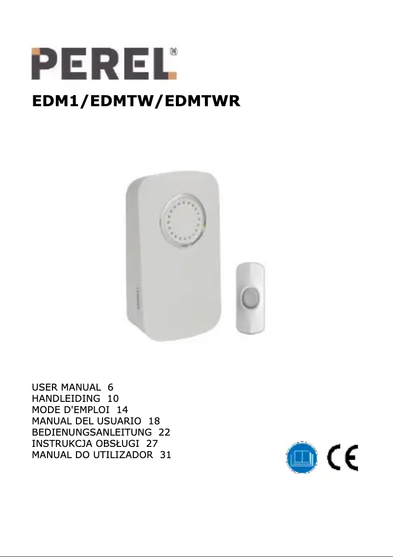 Página 1 del manual Manual de usuario Perel EDMTWR