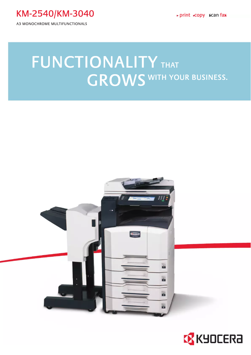 Página nº 1 - Folleto Kyocera KM-2540
