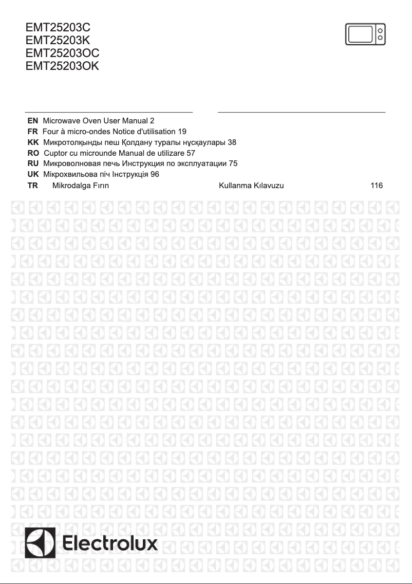 Imagen de la primera página del manual del dispositivo EMT25203OK