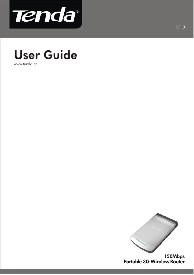 Imagen de la primera página del manual del dispositivo G150B