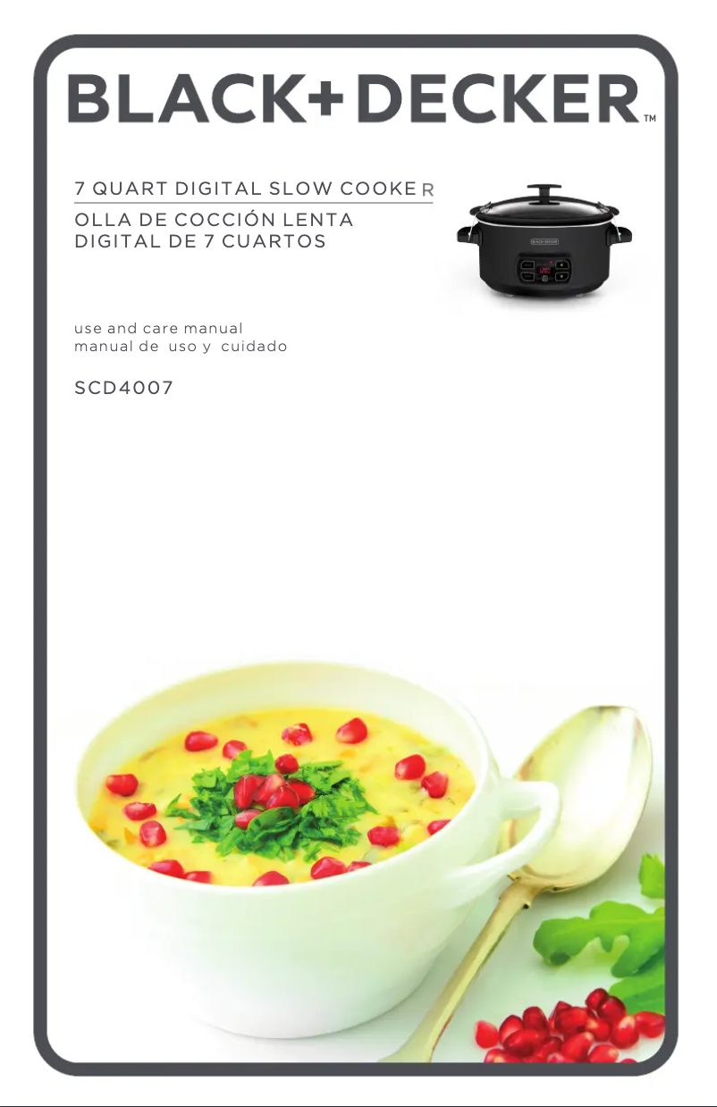 Imagen de la primera página del manual del dispositivo SCD4007