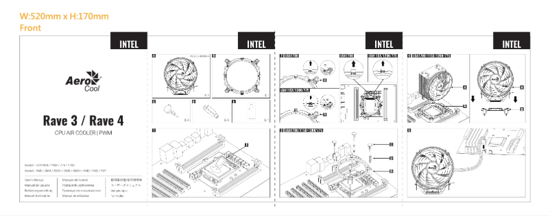Imagen de la primera página del manual del dispositivo Rave 3