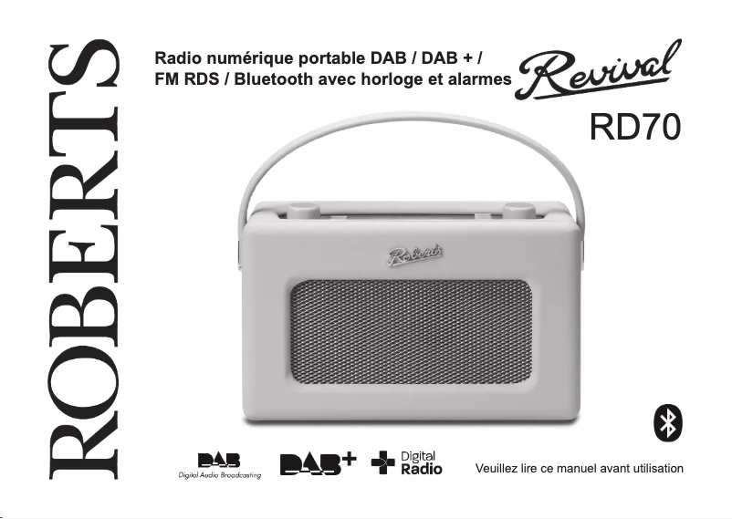 Página 1 del manual Manual de usuario Roberts RD70