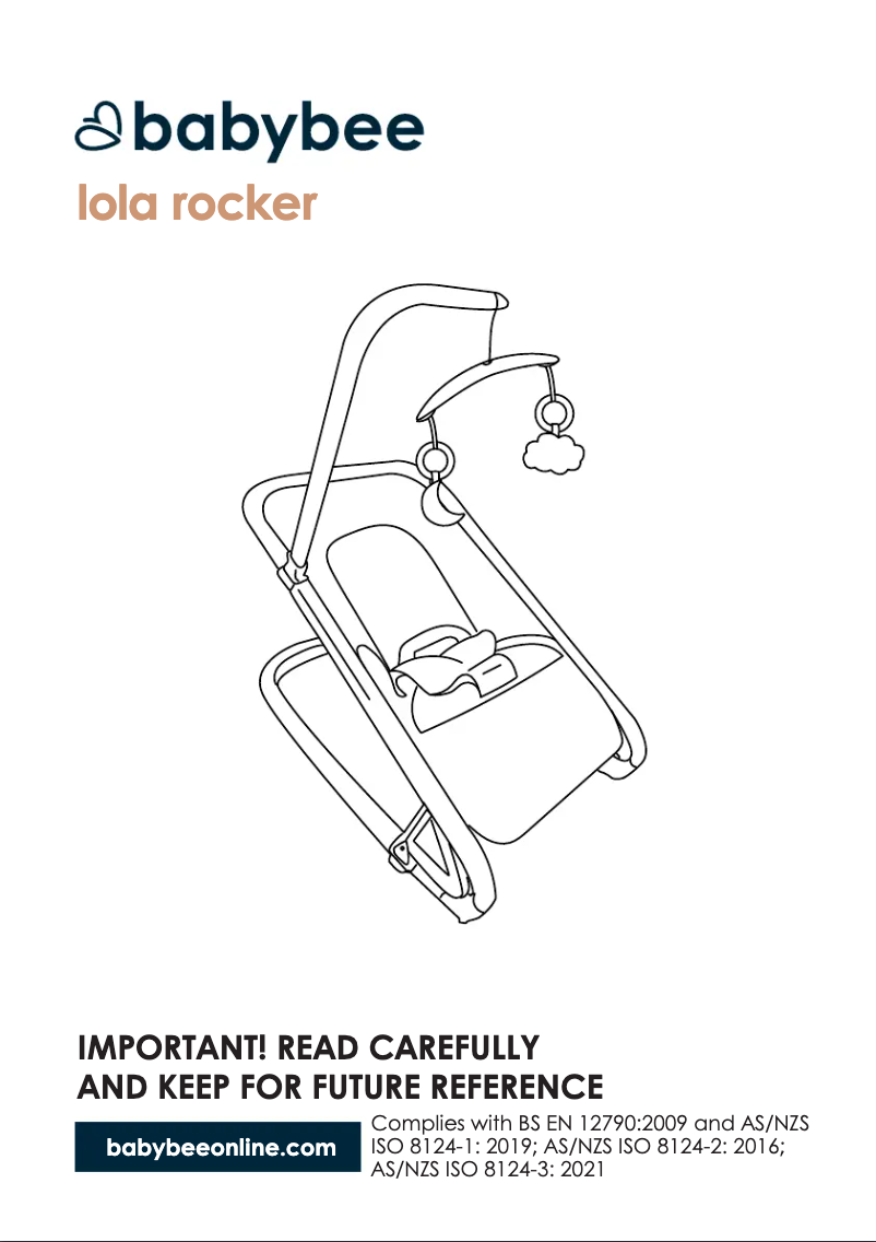 Página 1 del manual Manual de usuario Babybee Lola Rocker