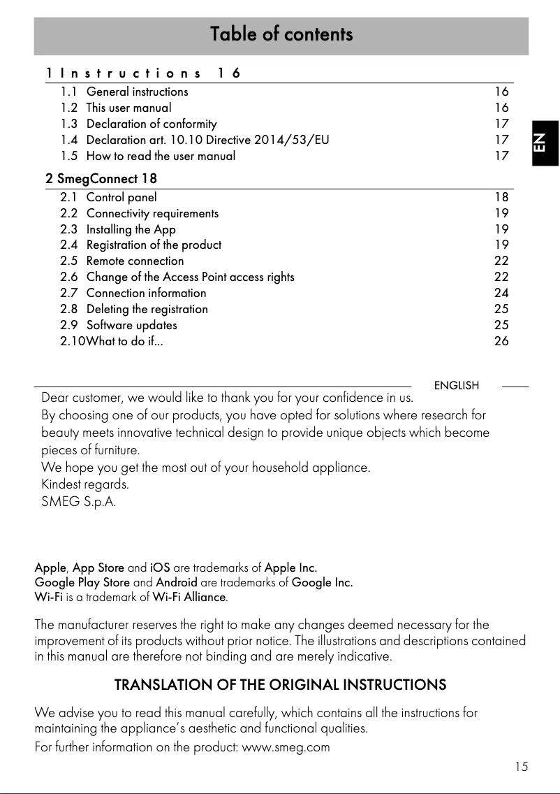 Imagen de la primera página del manual del dispositivo CVI621LWNR3