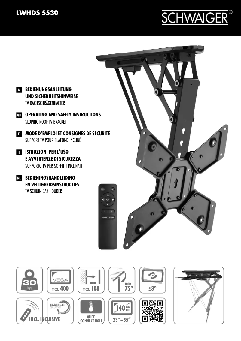 Imagen de la primera página del manual del dispositivo LWHDS5530 513