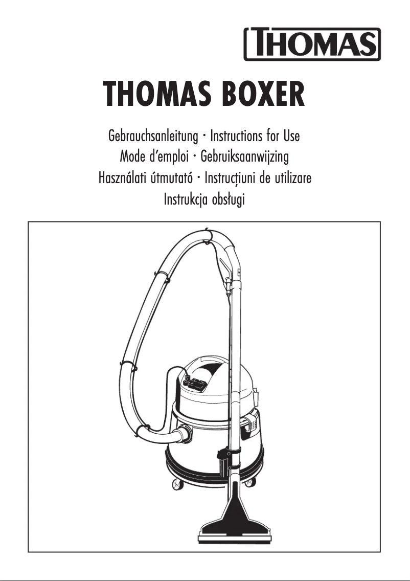 Página 1 del manual Manual de usuario Thomas Boxer