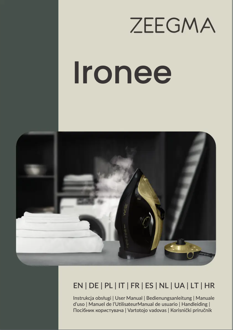 Imagen de la primera página del manual del dispositivo Ironee