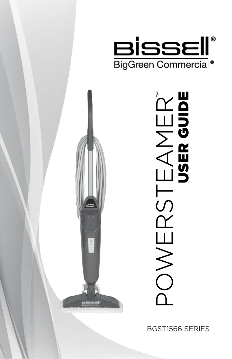 Página nº 1 - Manual de usuario Bissell BGST1566