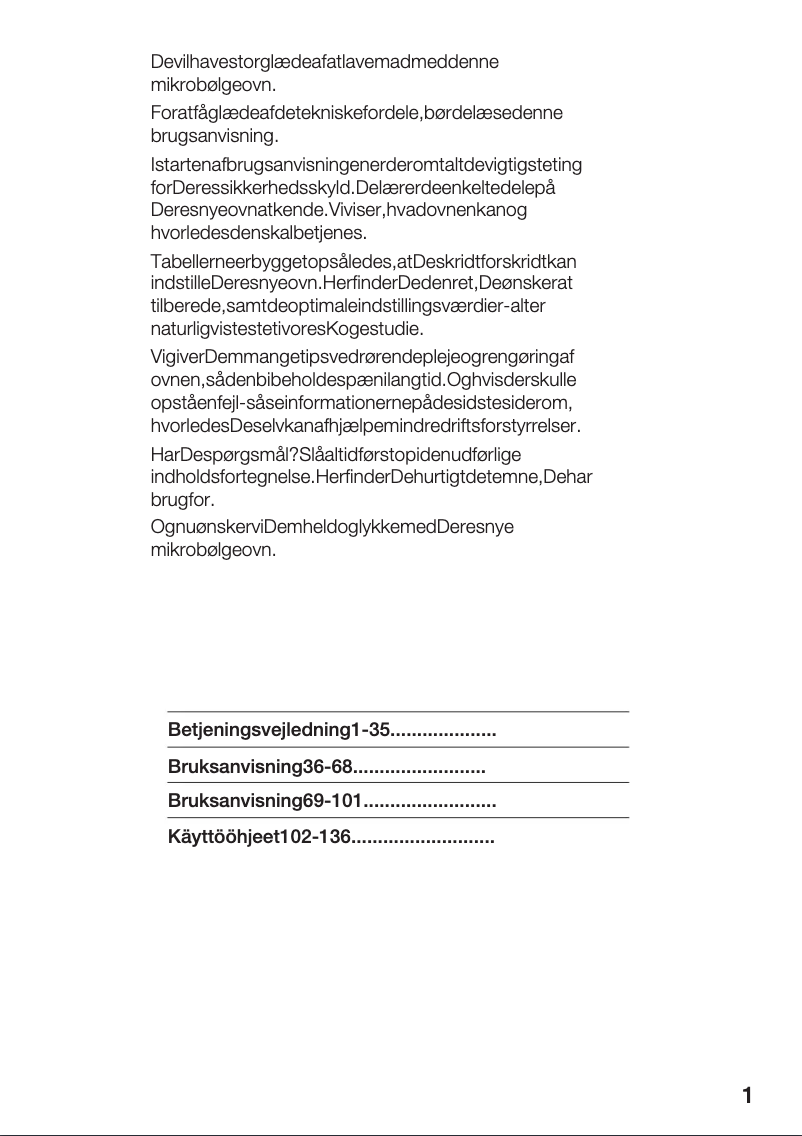 Página nº 1 - Manual de usuario Siemens HF23566
