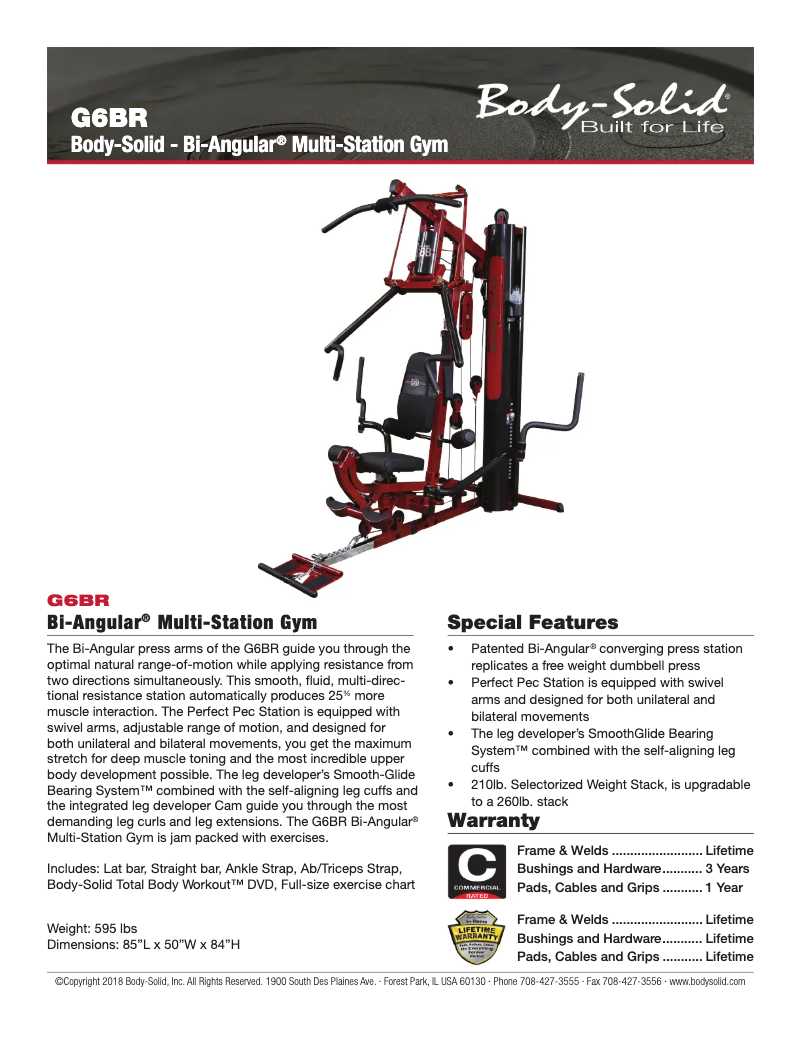Imagen de la primera página del manual del dispositivo G6BR