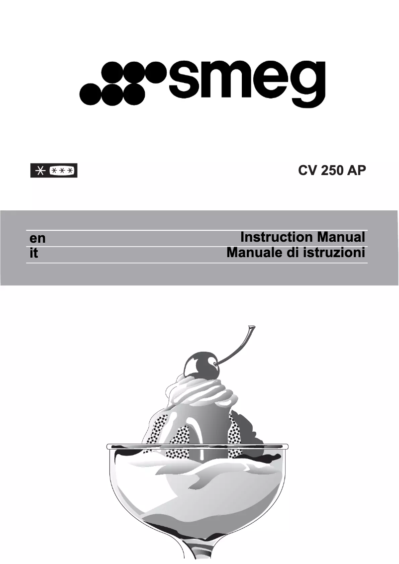 Página 1 del manual Manual de usuario Smeg CV250AP