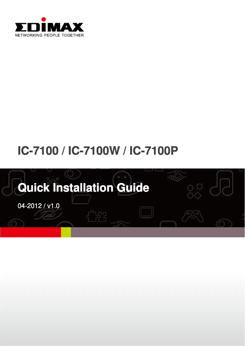 Página 1 del manual Manual de usuario Edimax IC-7110W