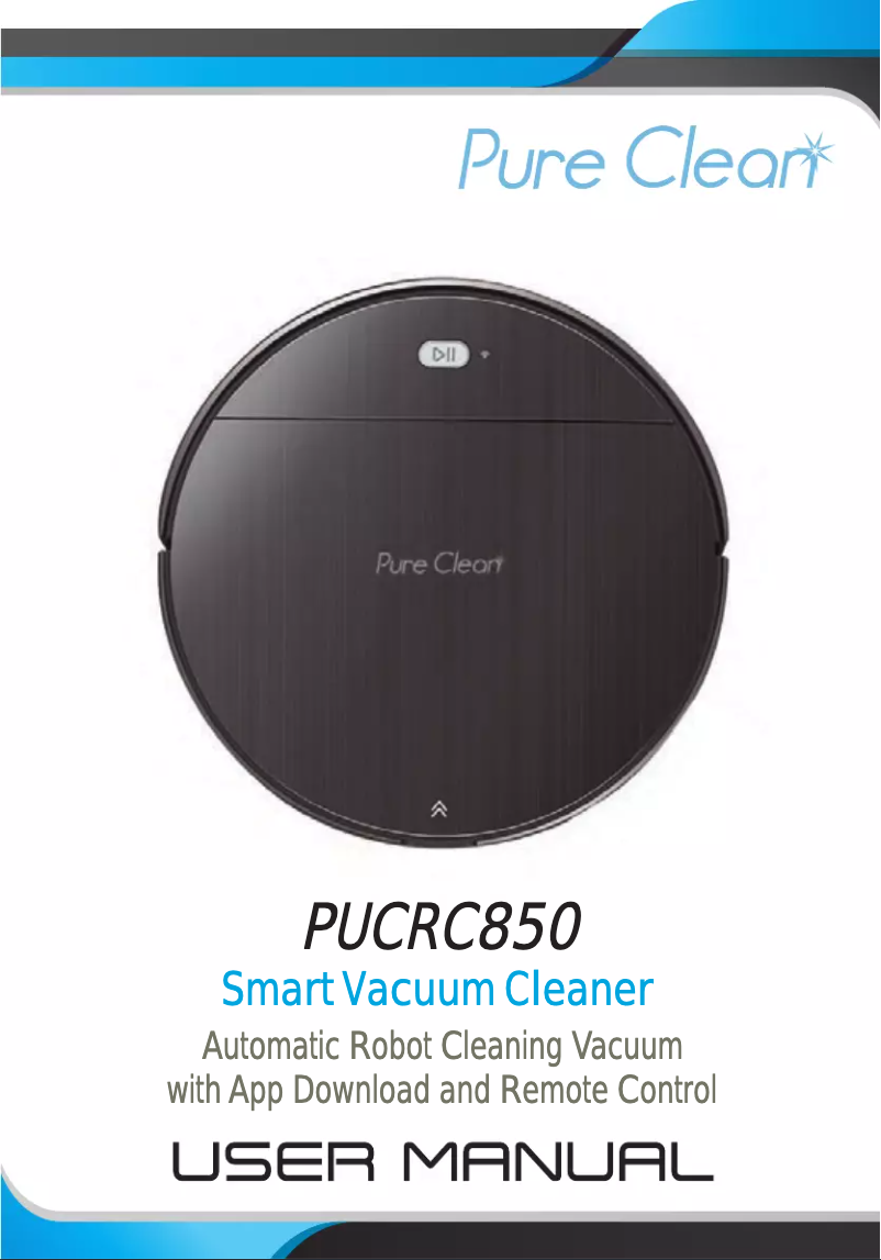 Página 1 del manual Manual de usuario Pure Clean PUCRC850