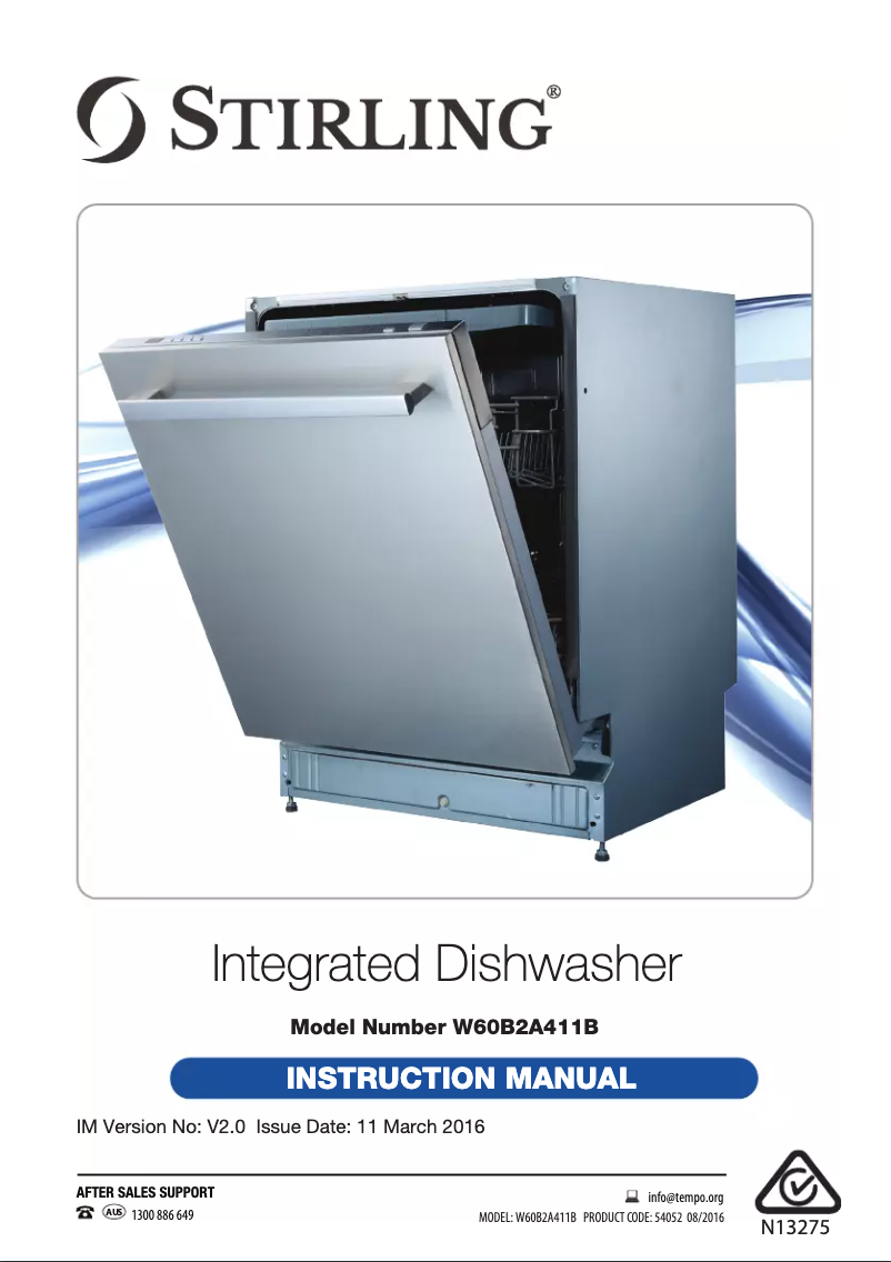 Página 1 del manual Manual de usuario Stirling W60B2A411B