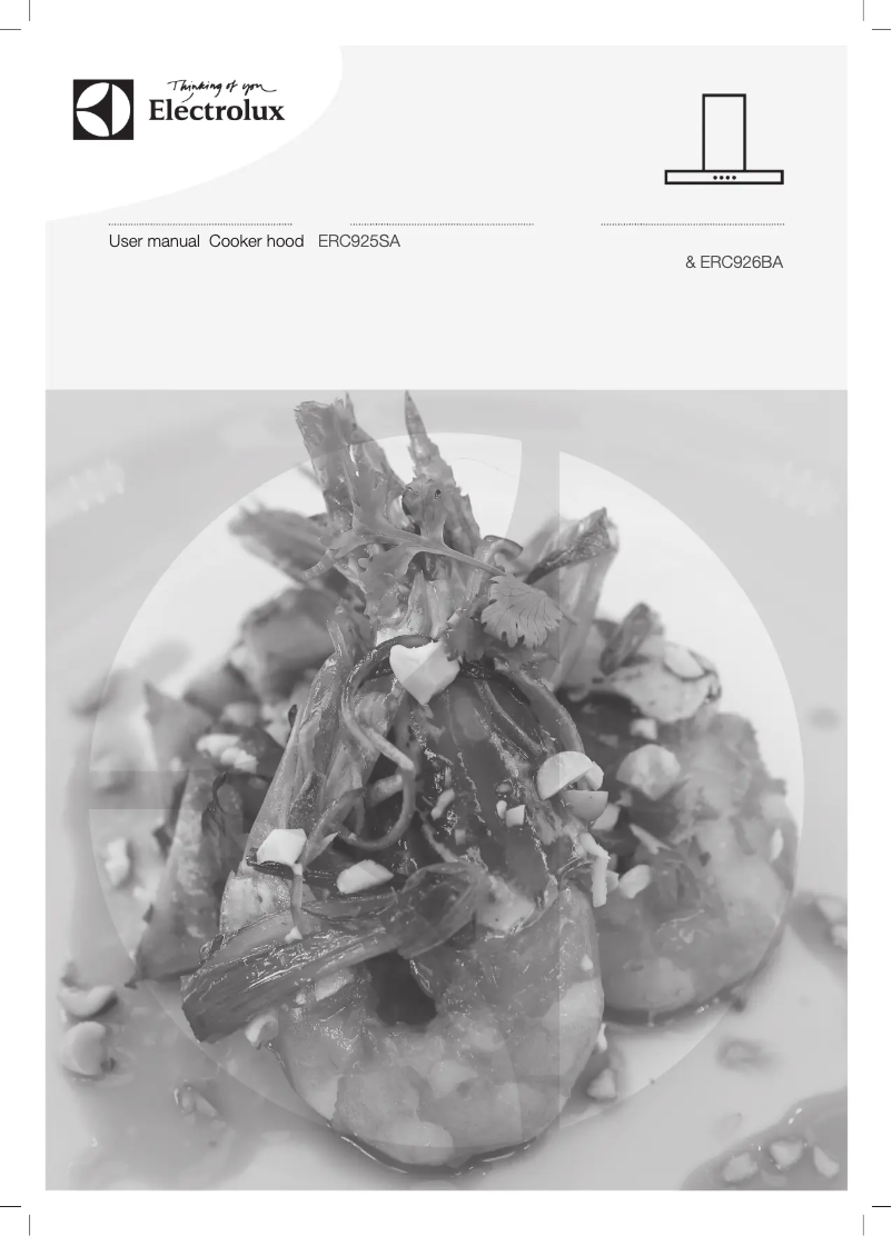 Imagen de la primera página del manual del dispositivo ERC926BA