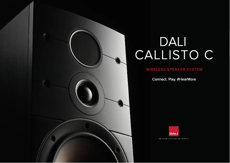 Página 1 del manual Folleto Dali Sound Hub