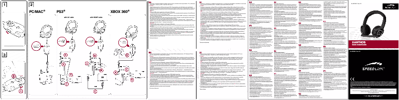 Página 1 del manual Manual de usuario Speed-Link XANTHOS