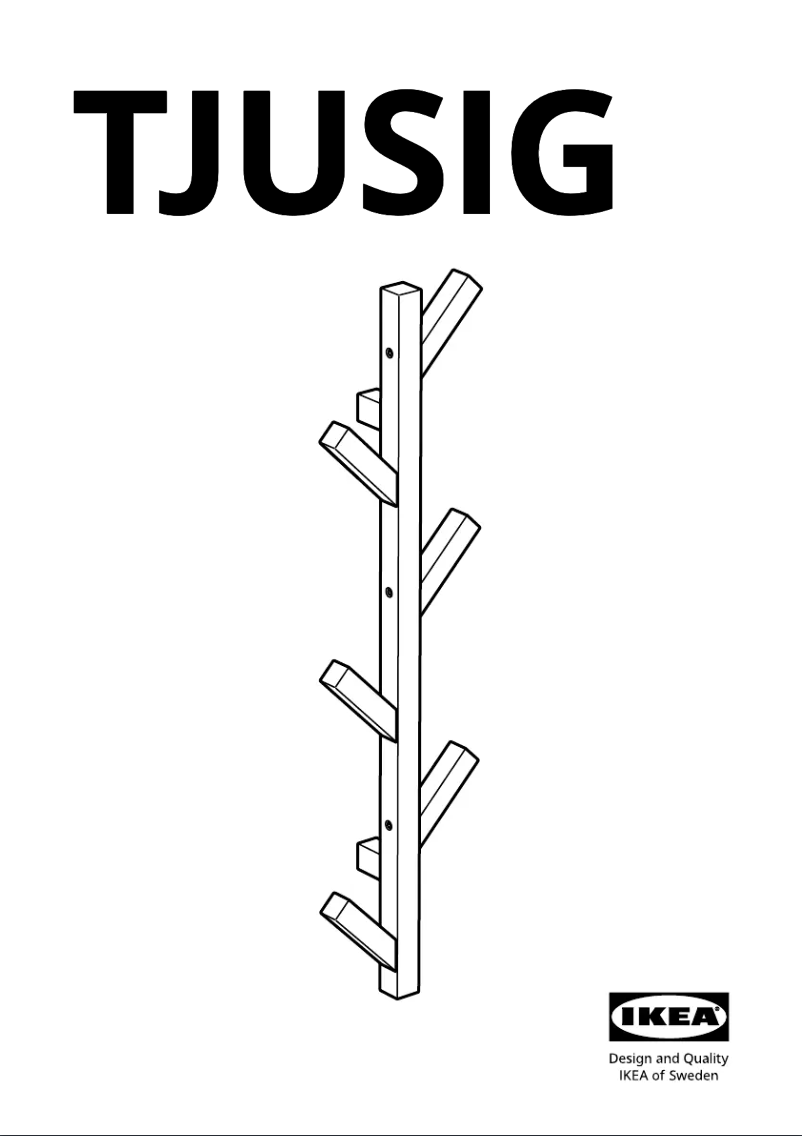 Página 1 del manual Manual de usuario Ikea TJUSIG 202.905.98