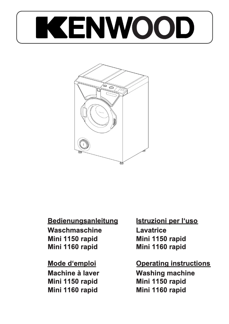 Imagen de la primera página del manual del dispositivo Mini 1150 rapid