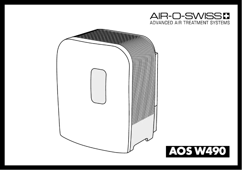 Página 1 del manual Manual de usuario Air-O-Swiss AOS W490