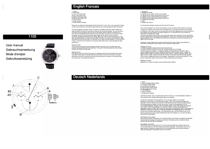 Página nº 1 - Manual de usuario Davis 1105