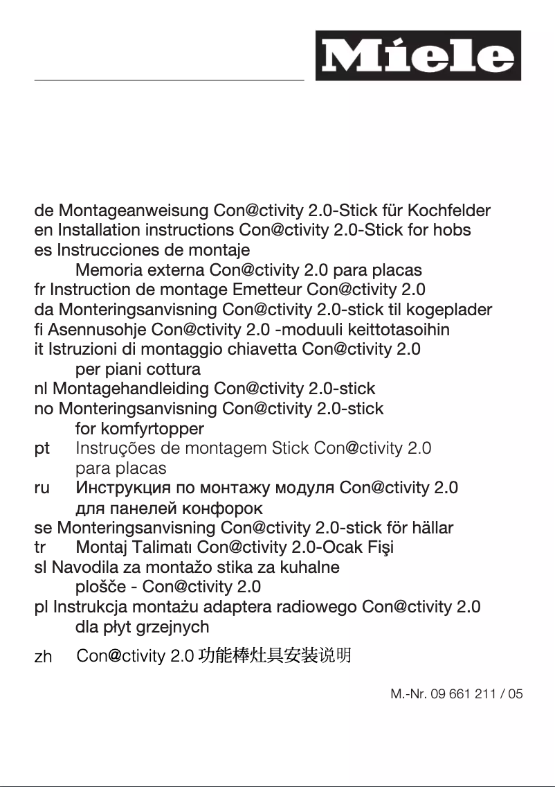 Imagen de la primera página del manual del dispositivo DA 3698