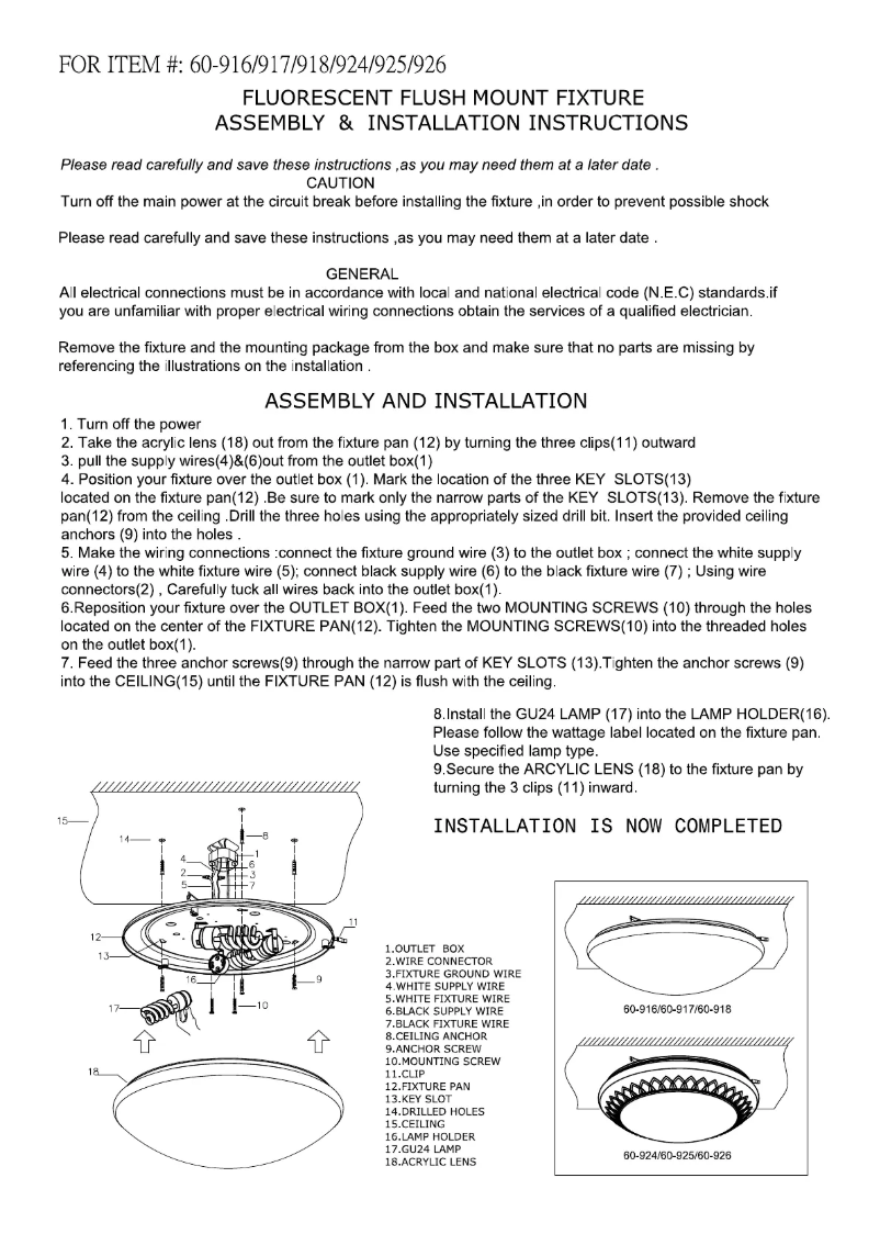 Imagen de la primera página del manual del dispositivo Crispo 60/916