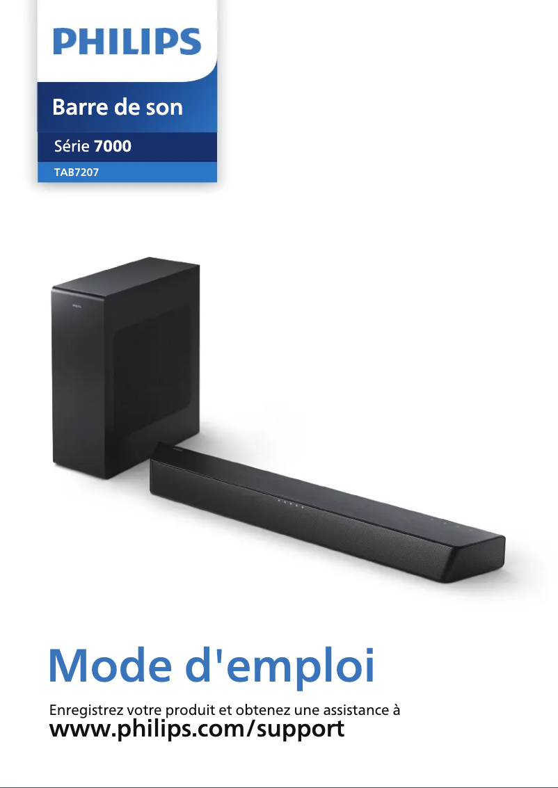 Imagen de la primera página del manual del dispositivo TAB7207