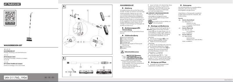 Imagen de la primera página del manual del dispositivo IAN 311760