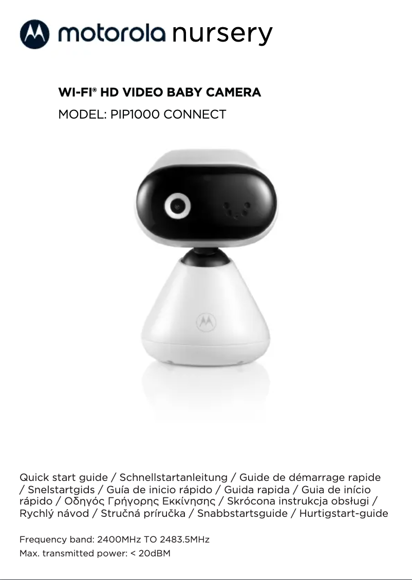 Página nº 1 - Manual de usuario Motorola PIP1000 Connect
