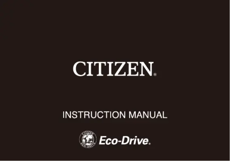 Página nº 1 - Manual de usuario Citizen CAL H800