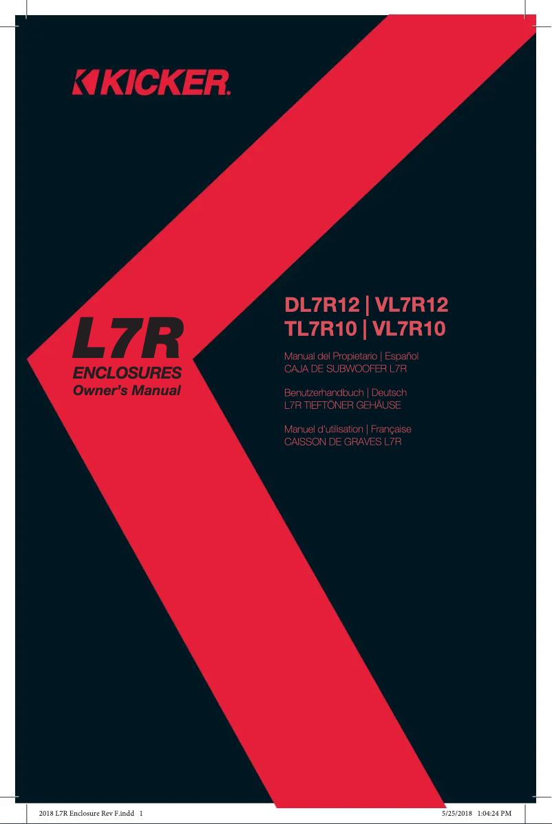 Imagen de la primera página del manual del dispositivo 45VL7R102