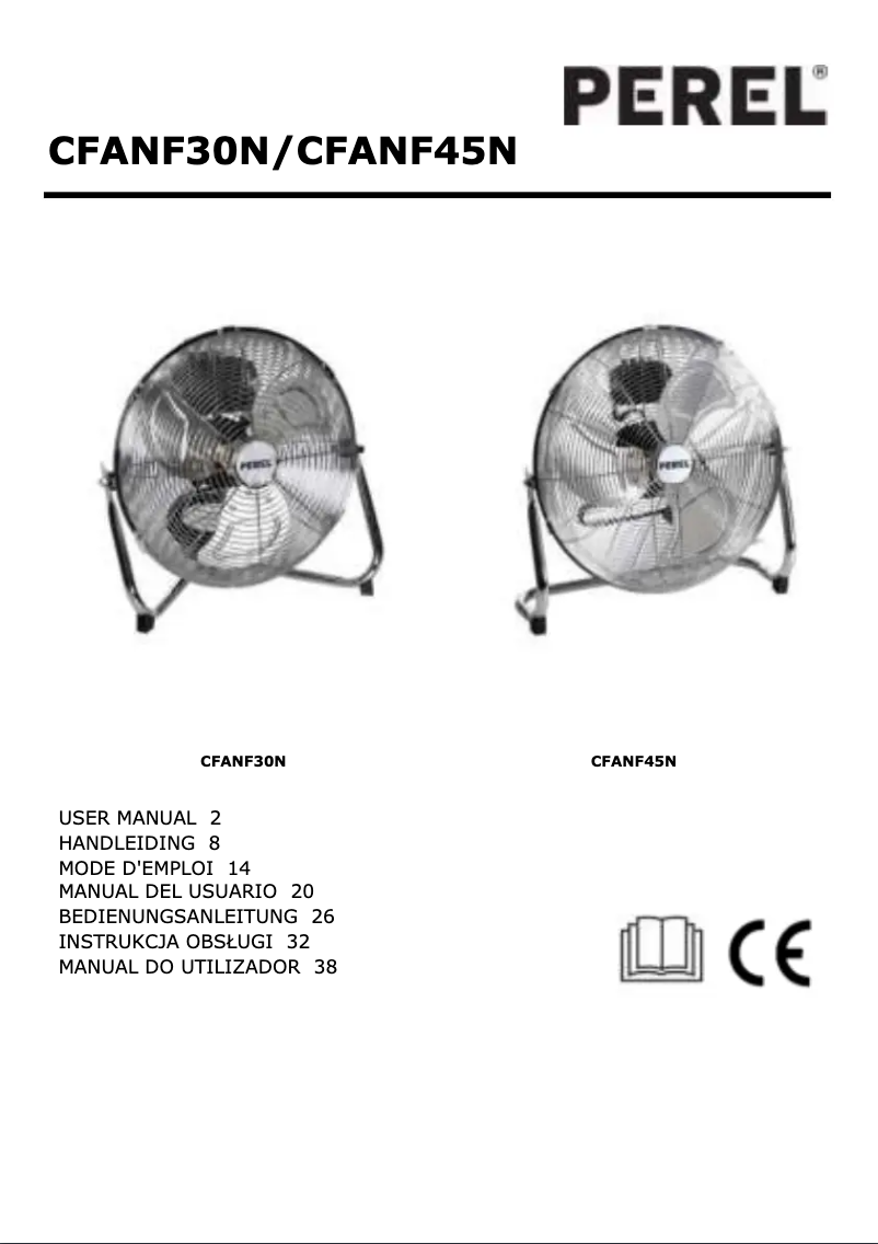 Página 1 del manual Manual de usuario Perel CFANF45N