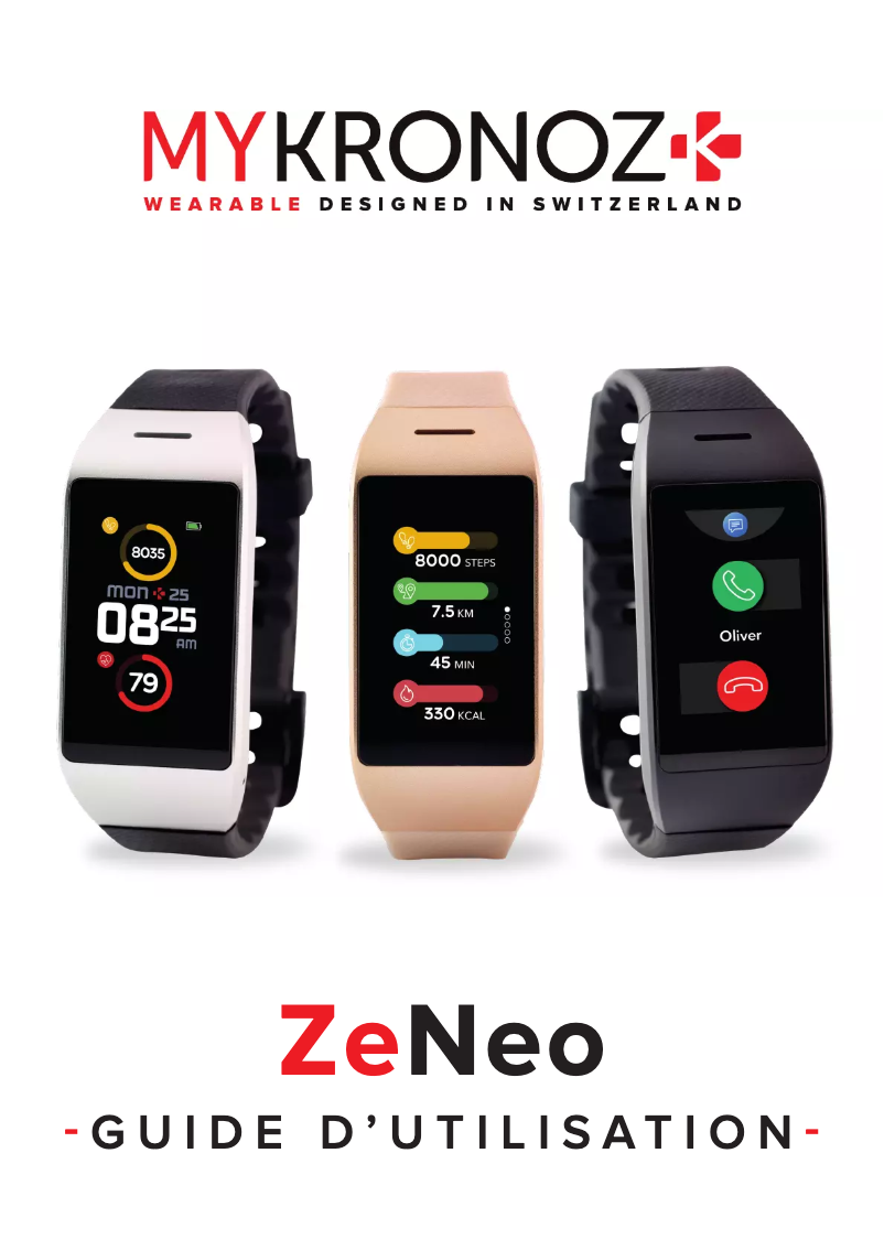 Página 1 del manual Manual de usuario MyKronoz ZeNeo