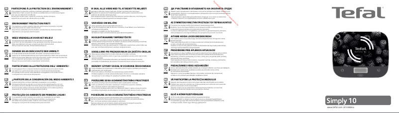 Página 1 del manual Manual de usuario Tefal Simply 10 BC8000