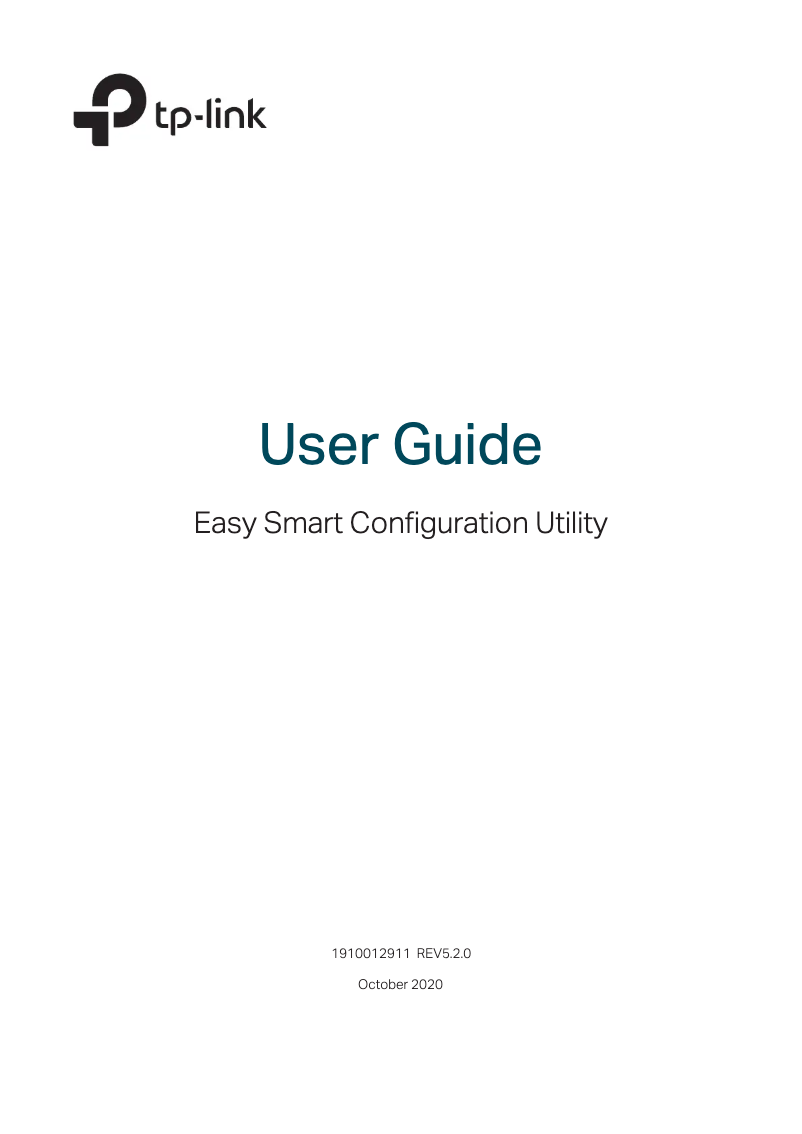 Imagen de la primera página del manual del dispositivo TL-SG105PE