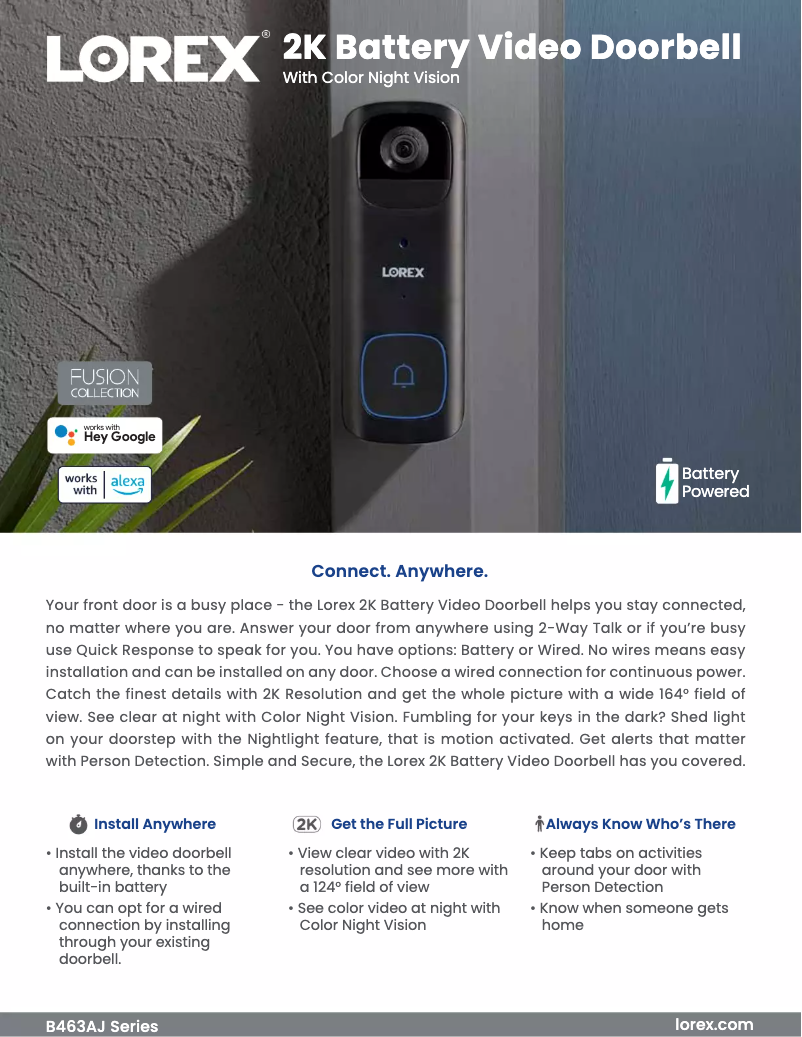 Imagen de la primera página del manual del dispositivo B463AJD-E