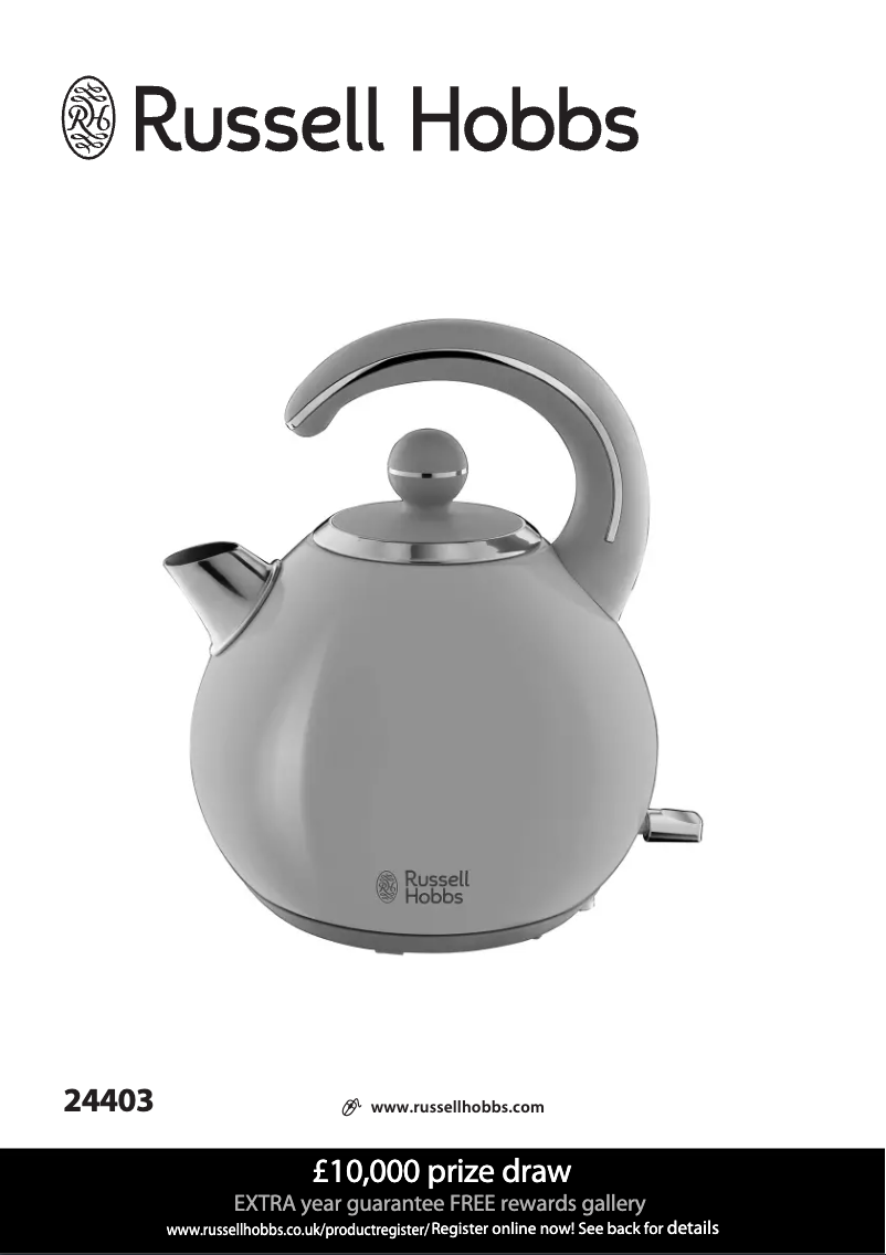 Página 1 del manual Manual de usuario Russell Hobbs Bubble 24403